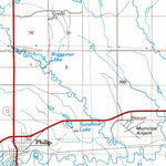 United States Geological Survey Philip, SD (1983, 100000-Scale) digital map
