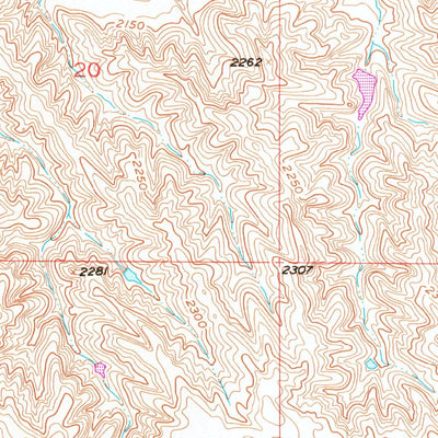 United States Geological Survey Philip SE, SD (1953, 24000-Scale) digital map