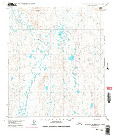 United States Geological Survey Philip Smith Mountains C-5, AK (1971, 63360-Scale) digital map