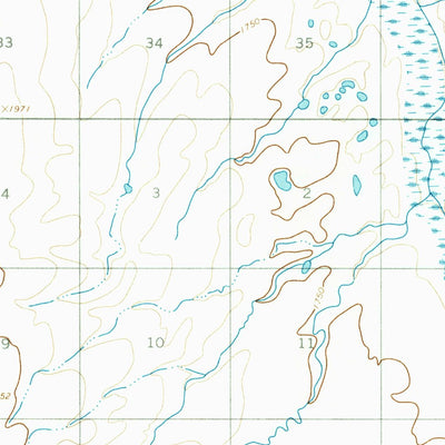 United States Geological Survey Philip Smith Mountains D-5, AK (1971, 63360-Scale) digital map