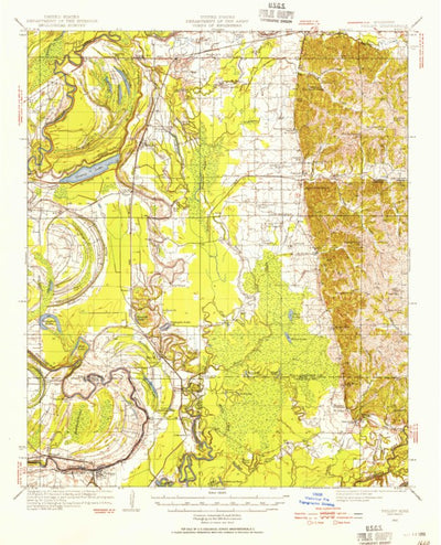 United States Geological Survey Philipp, MS (1932, 62500-Scale) digital map