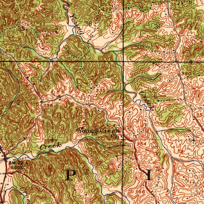 United States Geological Survey Philipp, MS (1939, 62500-Scale) digital map