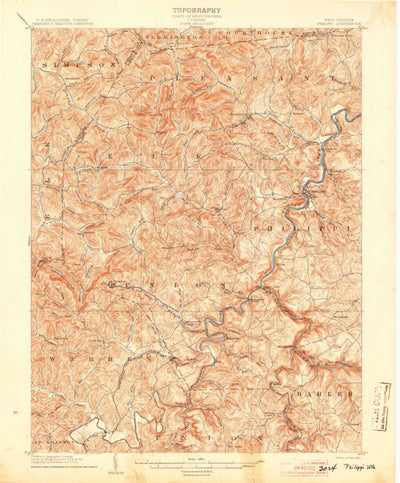 United States Geological Survey Philippi, WV (1904, 62500-Scale) digital map