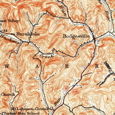 United States Geological Survey Philippi, WV (1925, 62500-Scale) digital map