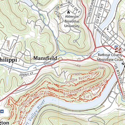 United States Geological Survey Philippi, WV (2023, 24000-Scale) digital map