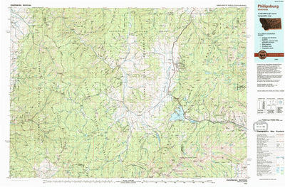 United States Geological Survey Philipsburg, MT (1993, 100000-Scale) digital map