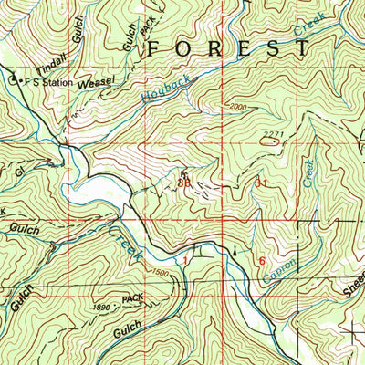 United States Geological Survey Philipsburg, MT (1993, 100000-Scale) digital map