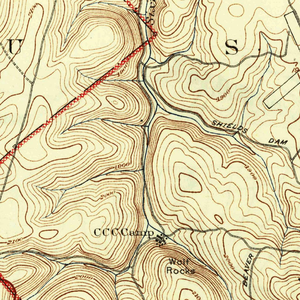 Philipsburg, PA (1945, 62500Scale) Map by United States Geological
