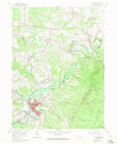 United States Geological Survey Philipsburg, PA (1959, 24000-Scale) digital map