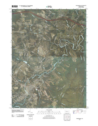 United States Geological Survey Philipsburg, PA (2010, 24000-Scale) digital map