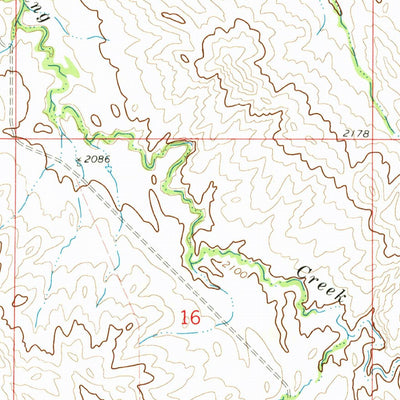 United States Geological Survey Phillip Spring, ND (1972, 24000-Scale) digital map