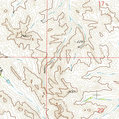 United States Geological Survey Phillip Spring, ND (1972, 24000-Scale) digital map