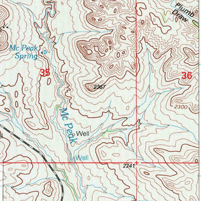 United States Geological Survey Phillip Spring, ND (1997, 24000-Scale) digital map