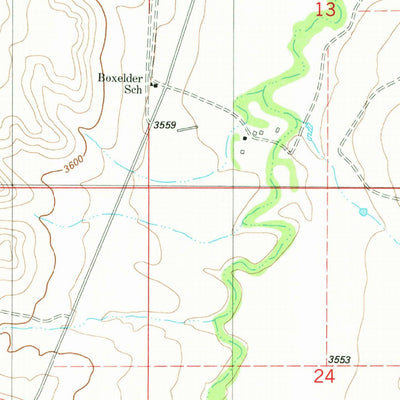 United States Geological Survey Phillippi Reservoir, MT (1982, 24000-Scale) digital map