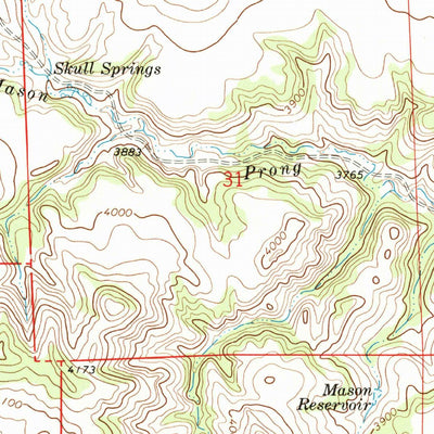 United States Geological Survey Phillips Butte, MT (1966, 24000-Scale) digital map