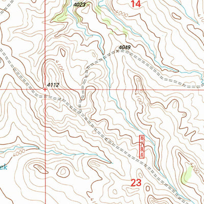 United States Geological Survey Phillips Butte, MT (1995, 24000-Scale) digital map