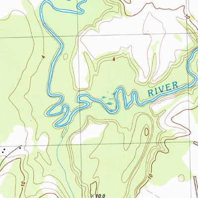 United States Geological Survey Phillips Crossroads, NC (1982, 24000-Scale) digital map