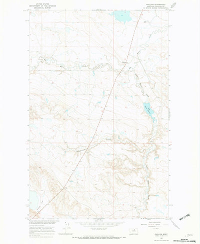 United States Geological Survey Phillips, MT (1965, 24000-Scale) digital map