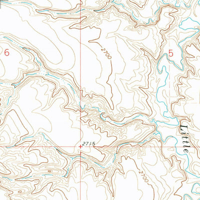 United States Geological Survey Phillips, MT (1965, 24000-Scale) digital map