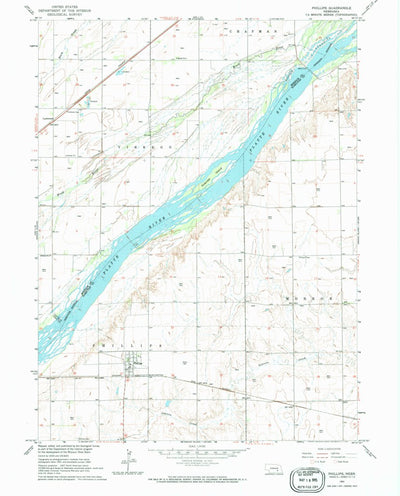 United States Geological Survey Phillips, NE (1962, 24000-Scale) digital map