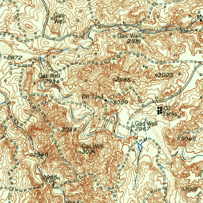 United States Geological Survey Phillips, TX (1953, 24000-Scale) digital map