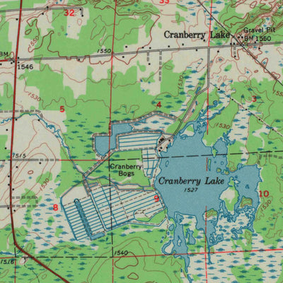 United States Geological Survey Phillips, WI (1968, 62500-Scale) digital map