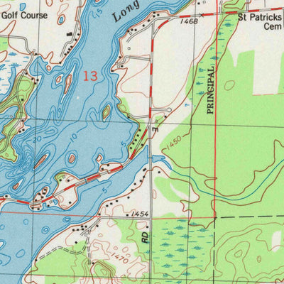 United States Geological Survey Phillips, WI (1984, 24000-Scale) digital map