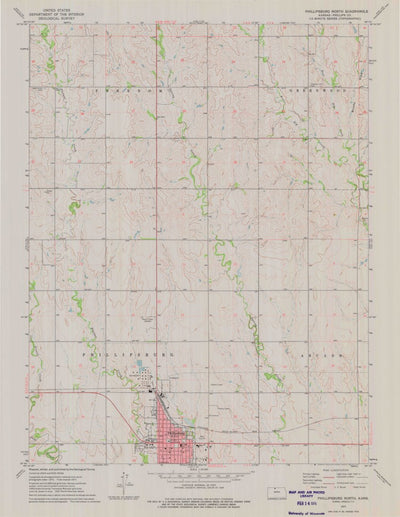 United States Geological Survey Phillipsburg North, KS (1973, 24000-Scale) digital map