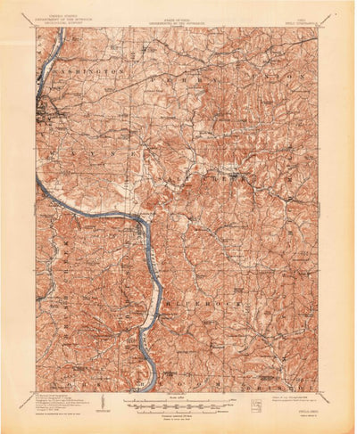 United States Geological Survey Philo, OH (1910, 62500-Scale) digital map