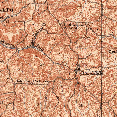 United States Geological Survey Philo, OH (1910, 62500-Scale) digital map