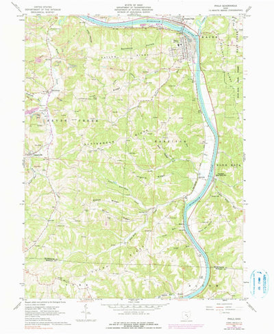 United States Geological Survey Philo, OH (1961, 24000-Scale) digital map