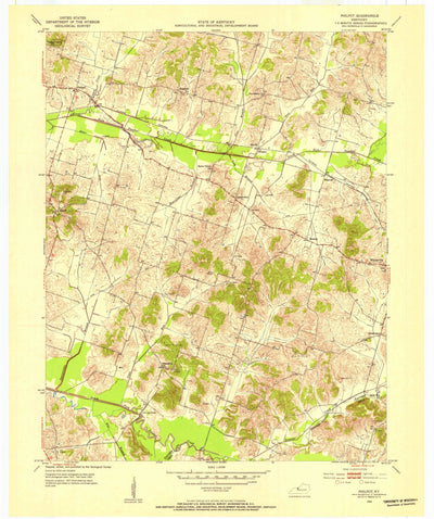 United States Geological Survey Philpot, KY (1953, 24000-Scale) digital map