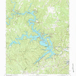 United States Geological Survey Philpott Lake, VA (1967, 24000-Scale) digital map