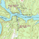 United States Geological Survey Philpott Lake, VA (1967, 24000-Scale) digital map