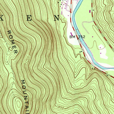 United States Geological Survey Phoenicia, NY (1960, 24000-Scale) digital map