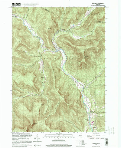United States Geological Survey Phoenicia, NY (1997, 24000-Scale) digital map