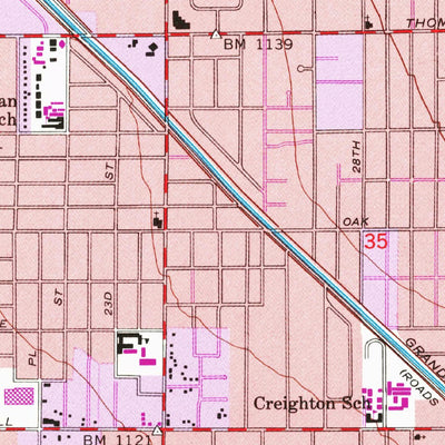 United States Geological Survey Phoenix, AZ (1952, 24000-Scale) digital map