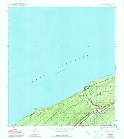 United States Geological Survey Phoenix, MI (1946, 24000-Scale) digital map