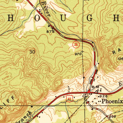 United States Geological Survey Phoenix, MI (1947, 24000-Scale) digital map