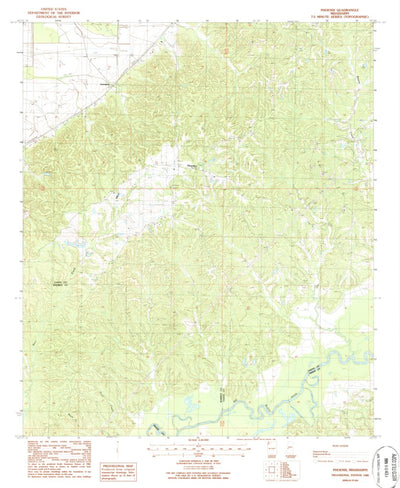 United States Geological Survey Phoenix, MS (1988, 24000-Scale) digital map