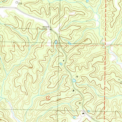 United States Geological Survey Phoenix, MS (1988, 24000-Scale) digital map