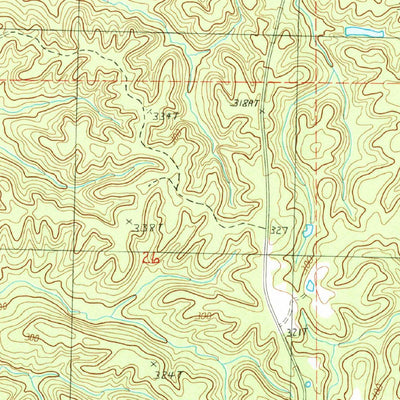 United States Geological Survey Phoenix, MS (1988, 24000-Scale) digital map
