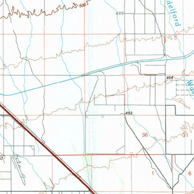 United States Geological Survey Phoenix North, AZ (1988, 100000-Scale) digital map