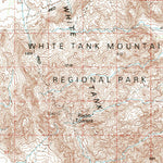 United States Geological Survey Phoenix North, AZ (1988, 100000-Scale) digital map
