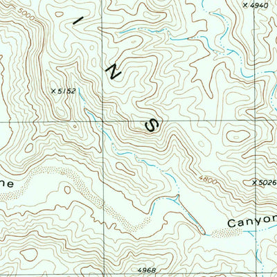 United States Geological Survey Phone Line Canyon, TX (1979, 24000-Scale) digital map