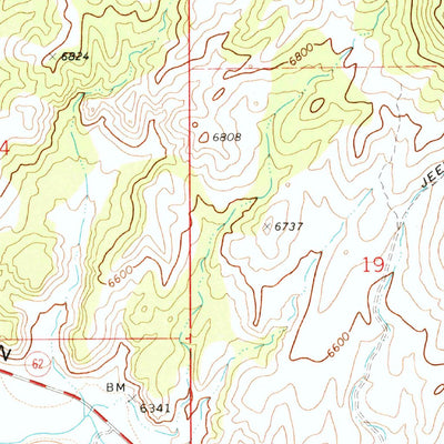 United States Geological Survey Phonolite Hill, UT (1971, 24000-Scale) digital map