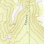 United States Geological Survey Phonolite Hill, UT (1971, 24000-Scale) digital map