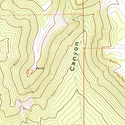 United States Geological Survey Phonolite Hill, UT (1971, 24000-Scale) digital map