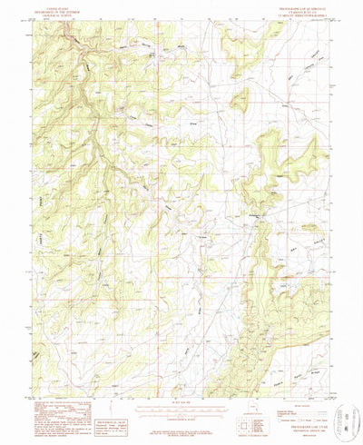 United States Geological Survey Photograph Gap, UT (1987, 24000-Scale) digital map