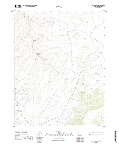 United States Geological Survey Photograph Gap, UT (2020, 24000-Scale) digital map